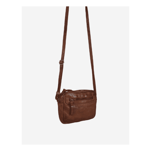 LILLE SKULDERTASKE - COGNAC - Image 2