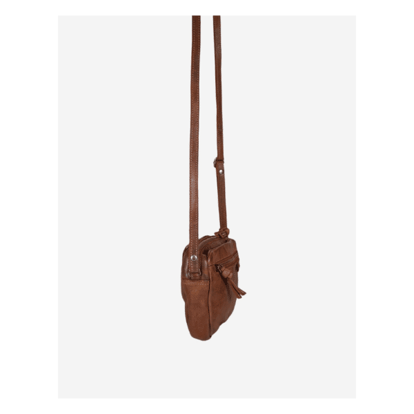 LILLE SKULDERTASKE - COGNAC - Image 3