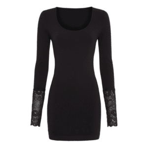MARY BLOUSE PLUS - BLACK