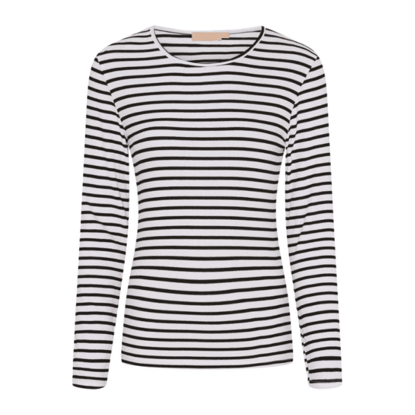 MARTA T-SHIRT - BLACK/WHITE