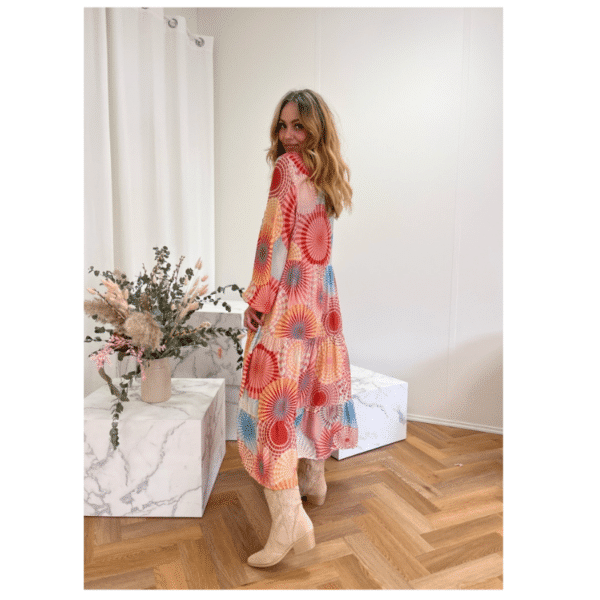 DRESS - STAMPA ROSA - Image 3