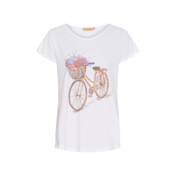 T-shirt med cykel