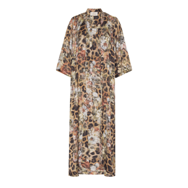 NIKKI KIMONO(LONG) - FLORAL LEO