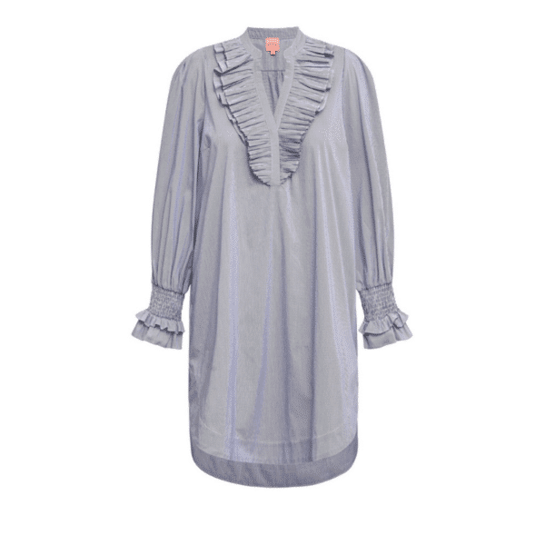 SELINA DRESS - BLUE STRIPE