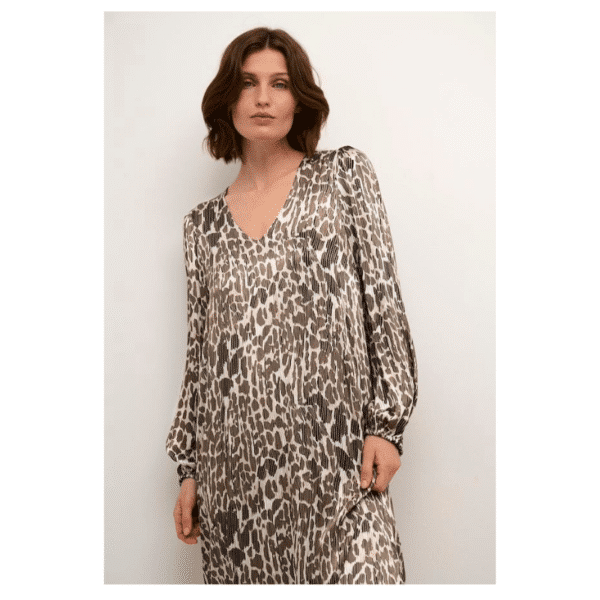 JESS DRESS- LEO STRIPE BLACK - Image 5