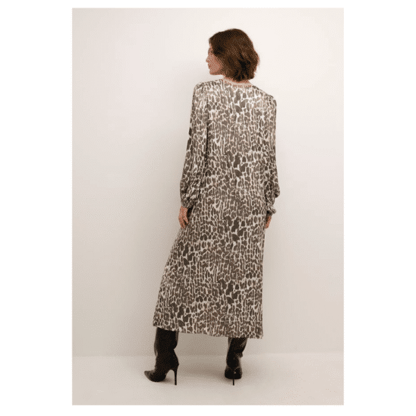 JESS DRESS- LEO STRIPE BLACK - Image 4