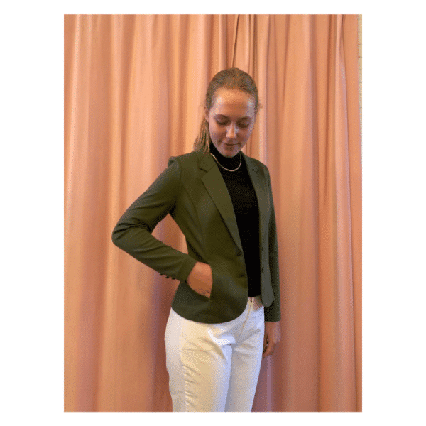 NANNI BLAZER - OLIVE NIGHT - Image 3