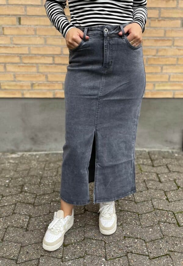 denim nederdel i grå fra Marta du Chateau