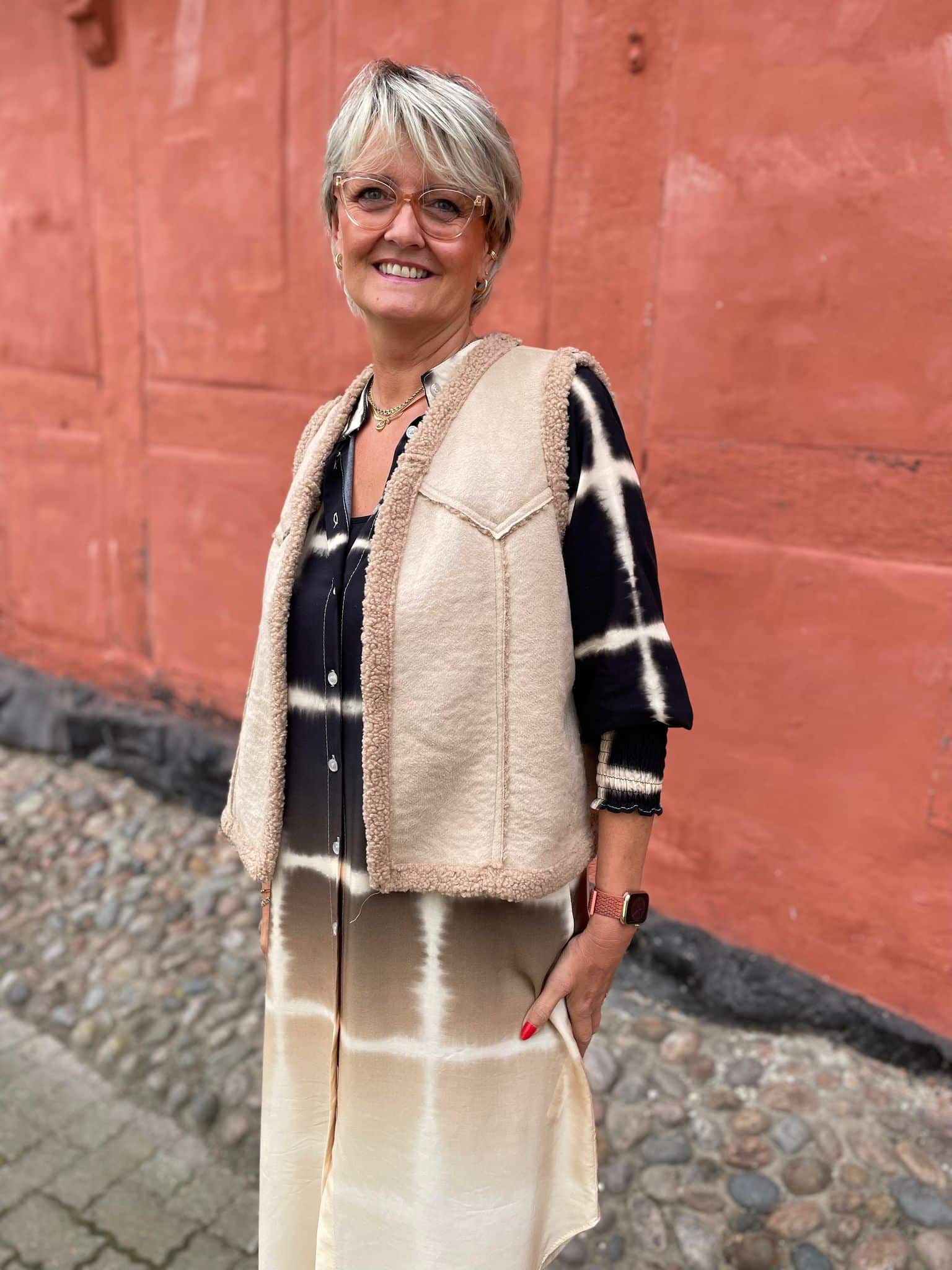 JOHANNE VEST - BEIGE - Billede 2