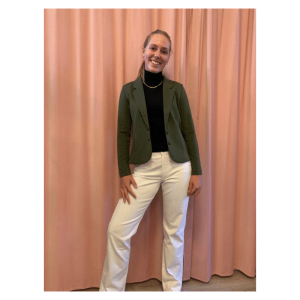 NANNI BLAZER - OLIVE NIGHT - Image 4