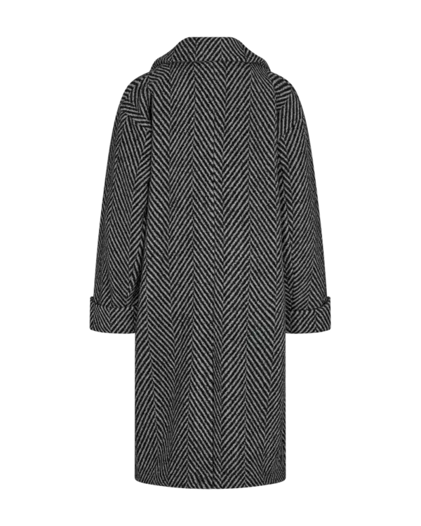 ZIG COAT - BLACK w. JET STREAM - Image 3