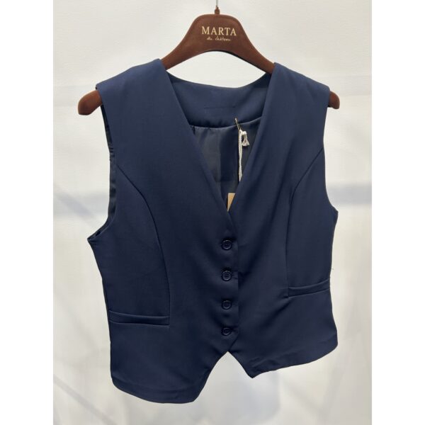 Vilde vest navy Marta du Chateau