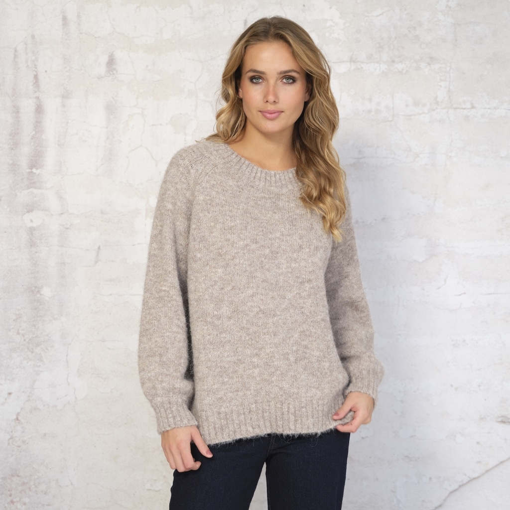 Svea Knit Sand Strik Fra Prepair