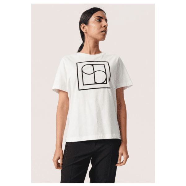 Varga flock t-shirt med logo fra Soaked in Luxury