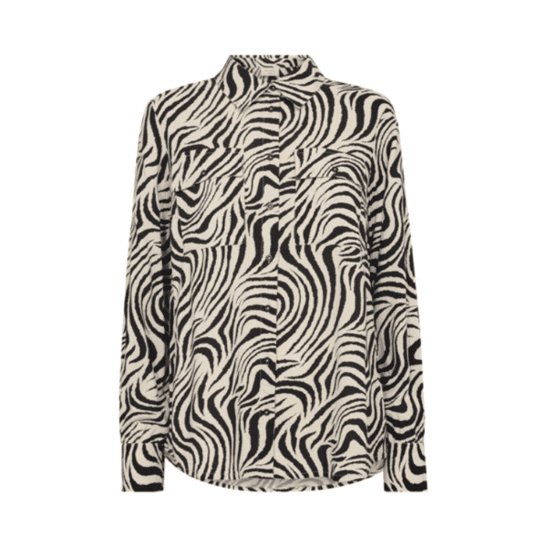 Nolla skjorte i et flot Zebra print fra Freequent