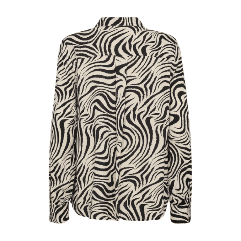 Nolla skjorte i et flot Zebra print fra Freequent