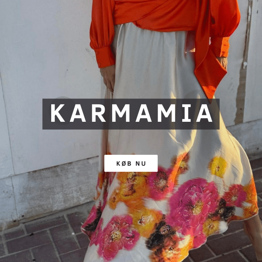 Savannah nederdel marigold karmamia copenhagen Ines blouse orange