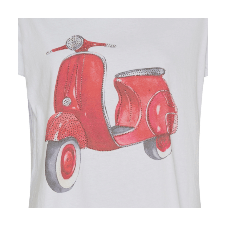 T-shirt fra Marta du Chateau med flamingo