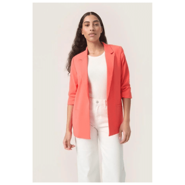 Shirley blazer Hot coral Soaked