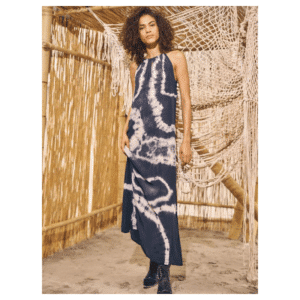 Usiana maxikjole i tie dye print fra NÜ