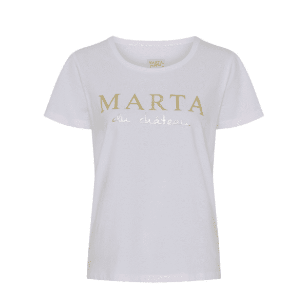 Marta t-shirt med guld logo