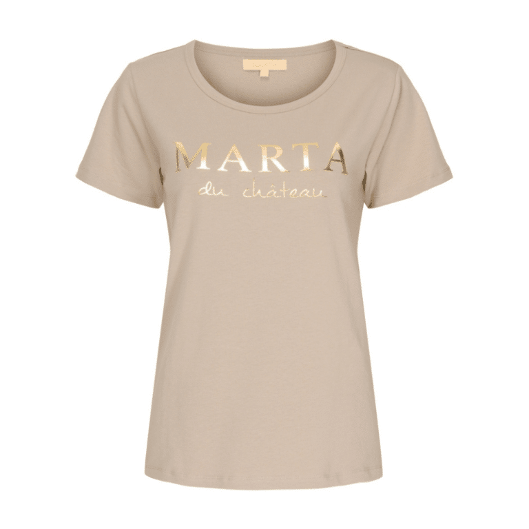 Marta t-shirt med guld logo