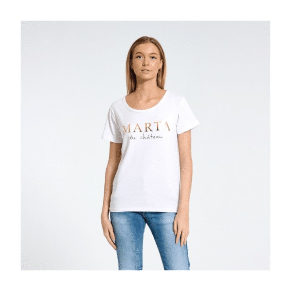 Marta t-shirt med guld logo