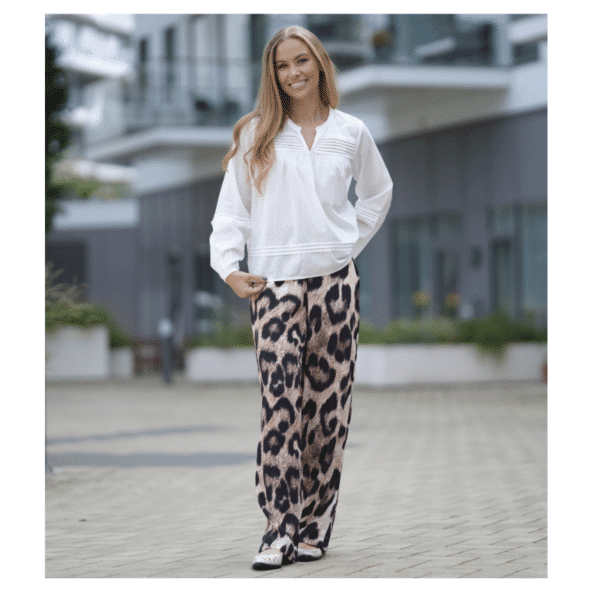 Amina leopard bukser fra Prepair