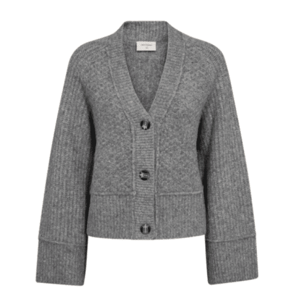 Money strik cardigan fra Freequent