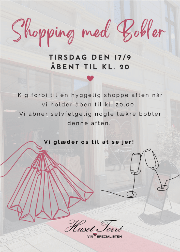 Shopping med bobler shoppeaften i huset Torre