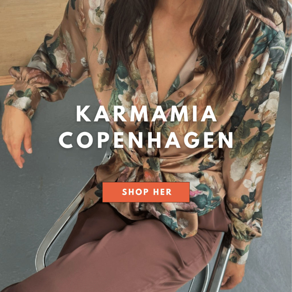 Karmamia Copenhagen Lee shirt tan bloom