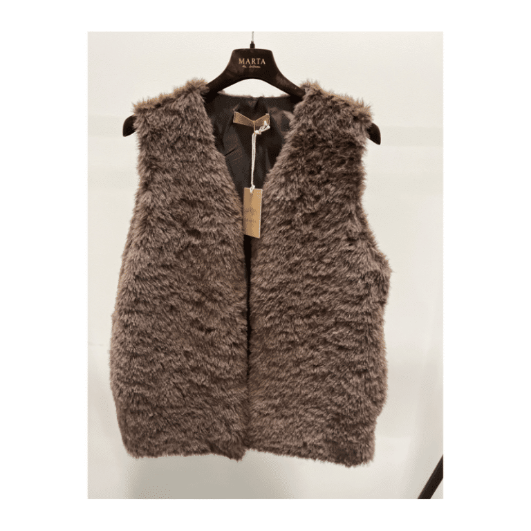 Arlette vest fra Marta du Chateau fake fur vest