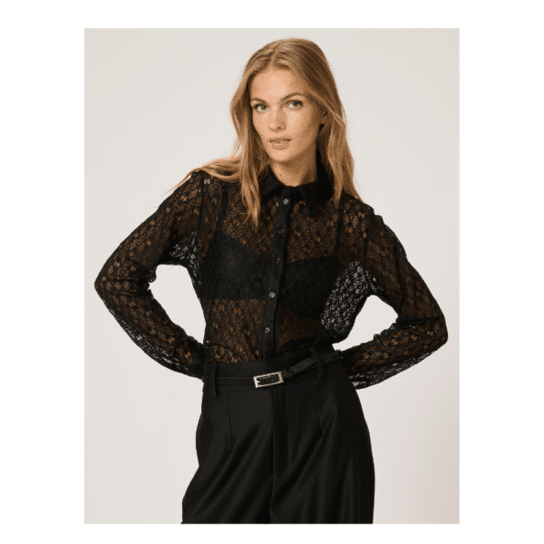 Viola Lace Skjorte fra My Essential Wardrobe