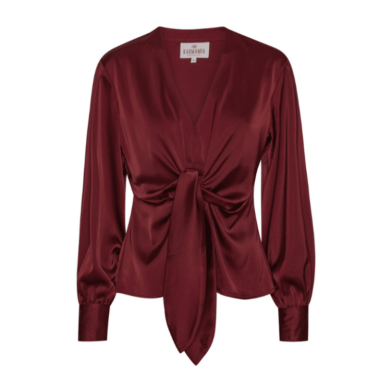 Blair blouse fra Karmamia merlot