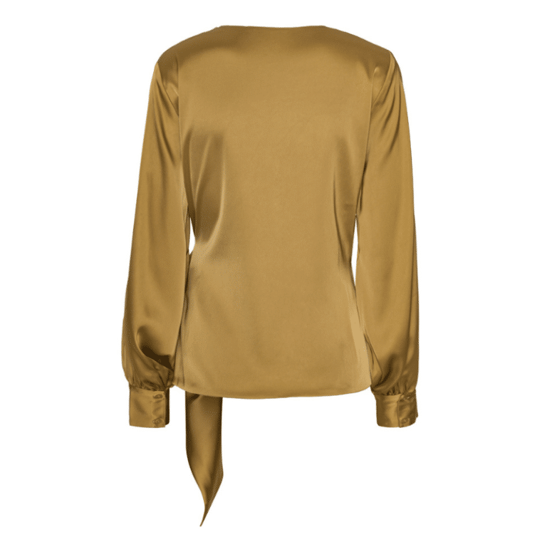 Ines blouse semi rich gold Karmamia Copenhagen