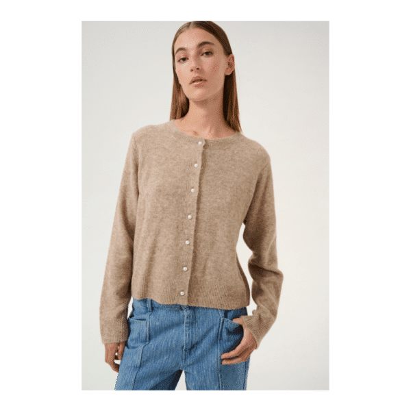 Noabelle plain cardigan fra Karen By Simonsen.