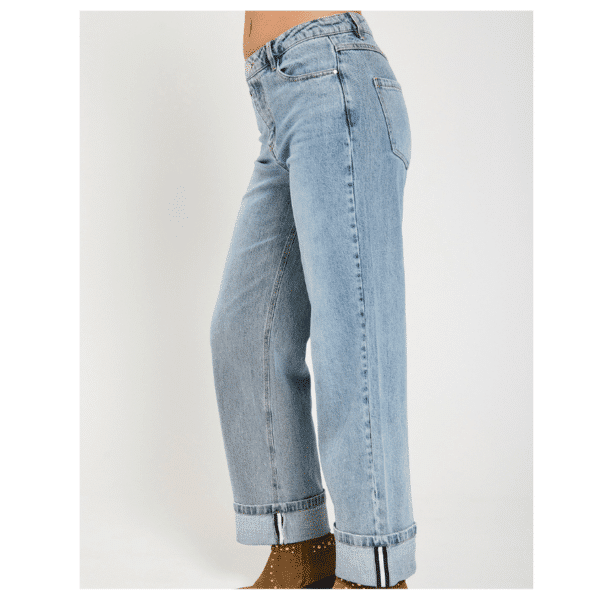 MIDDE JEANS - LIGHT BLUE DENIM - Image 3