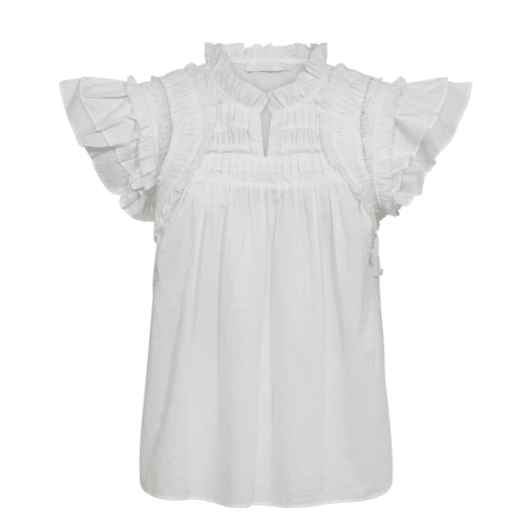 PascaleGO feminin hvid top fra Gossia
