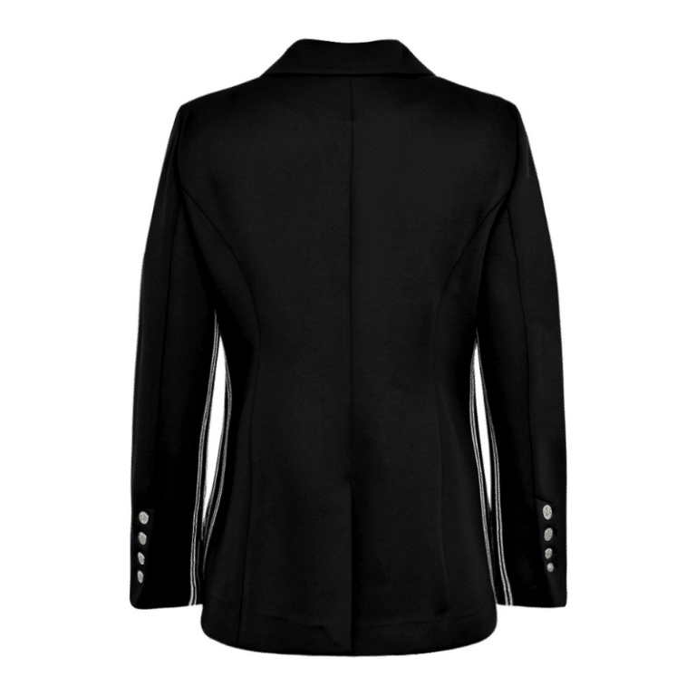 SamaraGO sort blazer med cool sporty detaljer