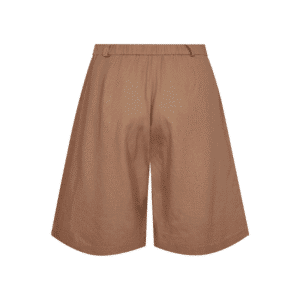 Lava brune bermuda shorts i hør fra Freequent