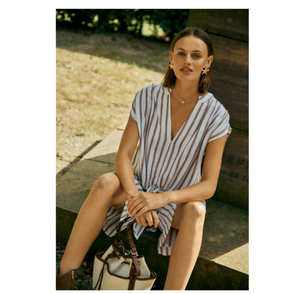 LAVISCO BLOUSE - WHITE/BURRO - Image 3