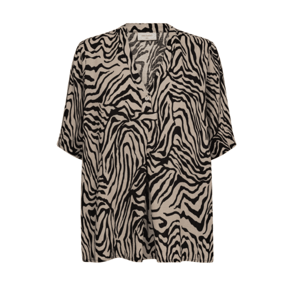 LARIN BLOUSE - SIMPLY TAUPE/BLAC - Image 2