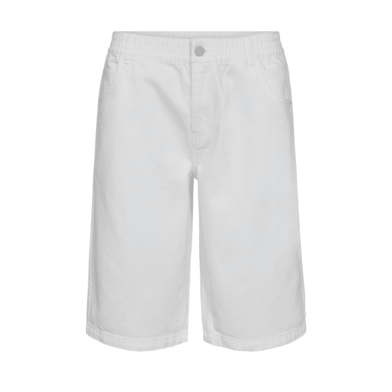 Cilla hvide denim shorts fra Freequent