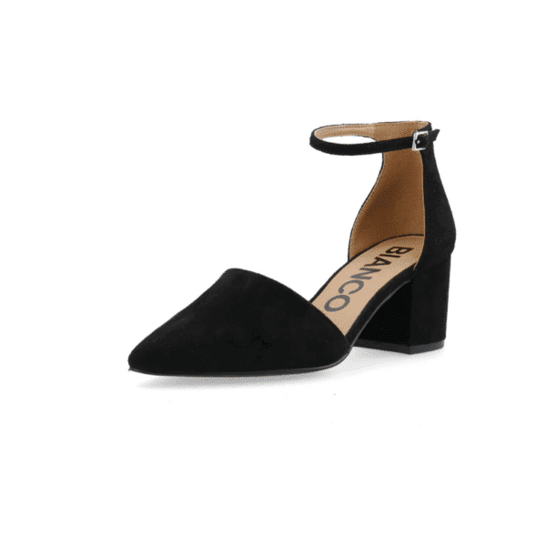 Devided Pump Micro Suede hæle fra Bianco.