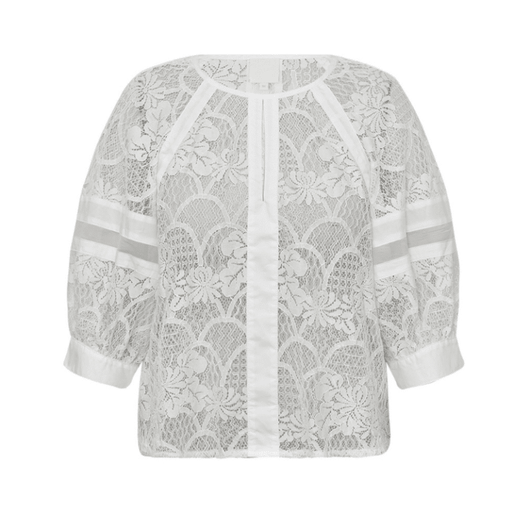 Rosalie Go hvid blonde bluse fra Gossia