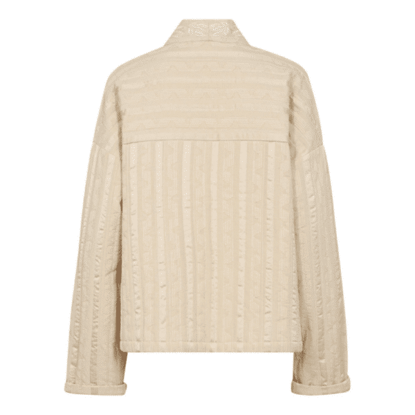 Nichala Go Quiltet beige jakke fra Gossia