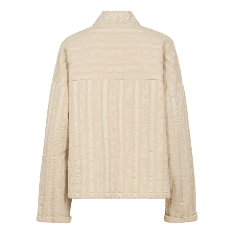 Nichala Go Quiltet beige jakke fra Gossia