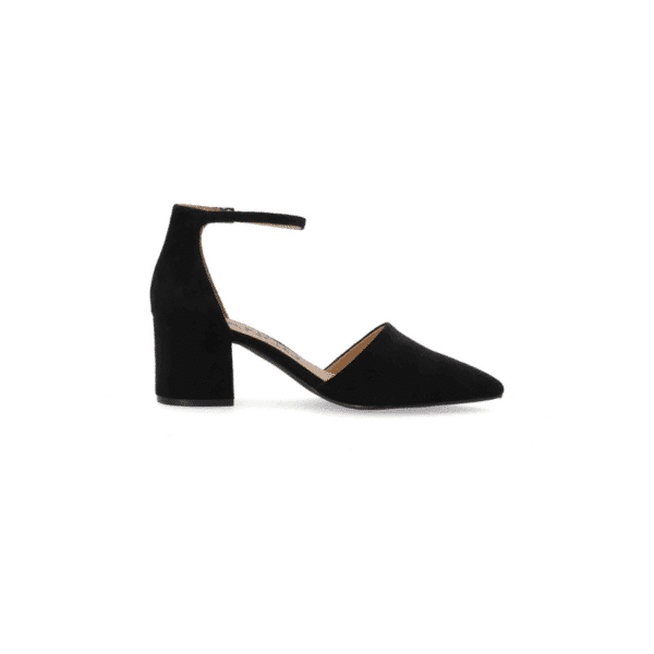 Devided Pump Micro Suede hæle fra Bianco.
