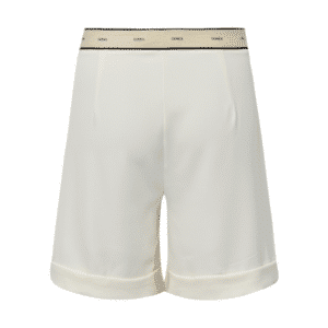 Sorella Go klassiske cremefarvet shorts med logo fra Gossia