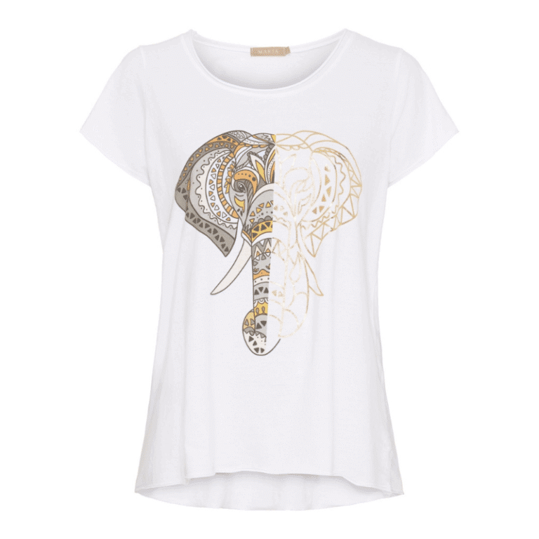 Mdc Marie T-shirt med korte ærmer fra Marta med elefant.